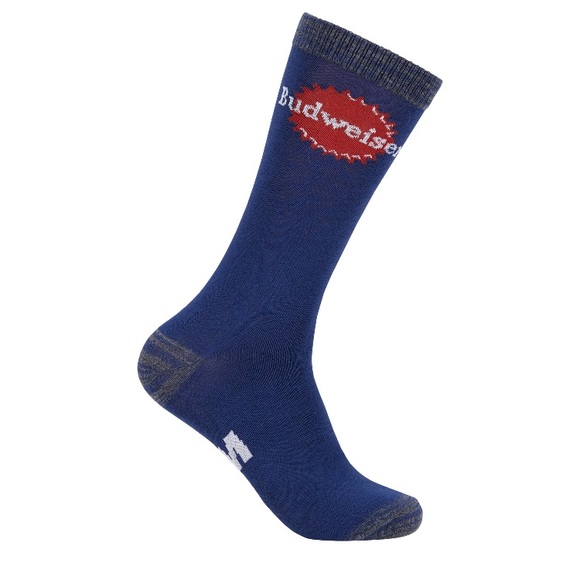Men’s Budweiser Beer Novelty Crew Socks 3-Piece Set - Picture 6 of 9